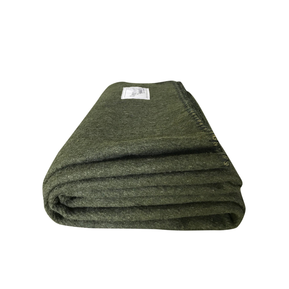 Hunter Green Wool Blanket Hammock Camping Gear Woolly Mammoth